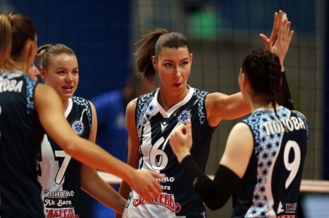 Волейболистки казанского «Динамо» одержали 19 подряд победу в суперлиге