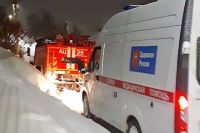 В Бугуруслане «скорую» с пациентом спасли из снежного заноса.
