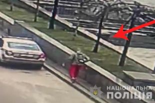 Ради видео: в Киеве парень ударил полицейского тарелкой со сливками