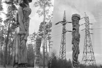 Скульптуры Валерия Гаврилова в парке Лесоводов стали самыми популярными его работами.