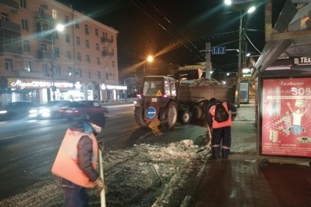 Администрация Рязани отчиталась об уборке снега 7 и 8 марта