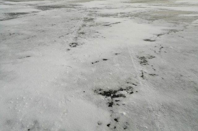 Жителям не рекомендовано выходить на лед, а также приближаться к месту происшествия
