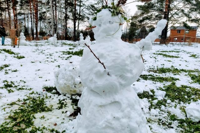 В Рыбинске во время празднования Масленицы слепят 8-метрового снеговика