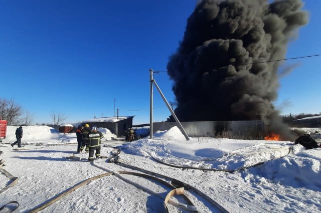 Цистерна с печным топливом загорелась в Богородске в Нижегородской области