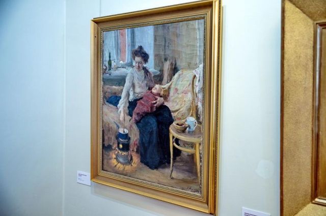 На выставке представлены 67 произведений отечественного искусства XVIII-XX веков.