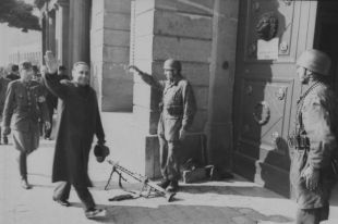 Ференц Салаши в Будапеште, октябрь 1944 г.