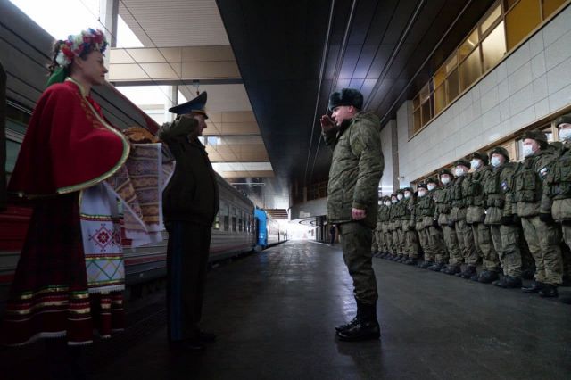 Псковские десантники отправились на учения в Белоруссию