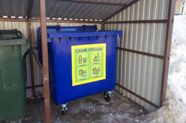 Более 6 тонн отходов собрано из новых контейнеров для РСО за первую неделю