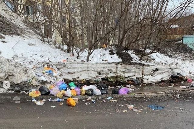В Петропавловске пропало несколько площадок для мусора