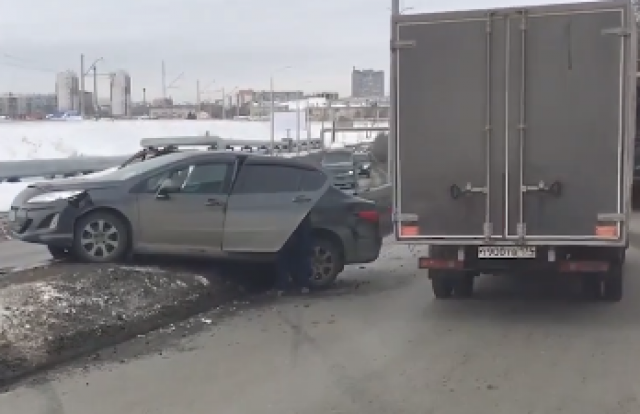 В Челябинске произошло ДТП с пострадавшим