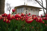 Багдадский павильон в саду дворца Топкапи в Стамбуле.