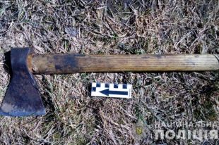 В Волынской области пьяный мужчина топором повредил полицейский автомобиль