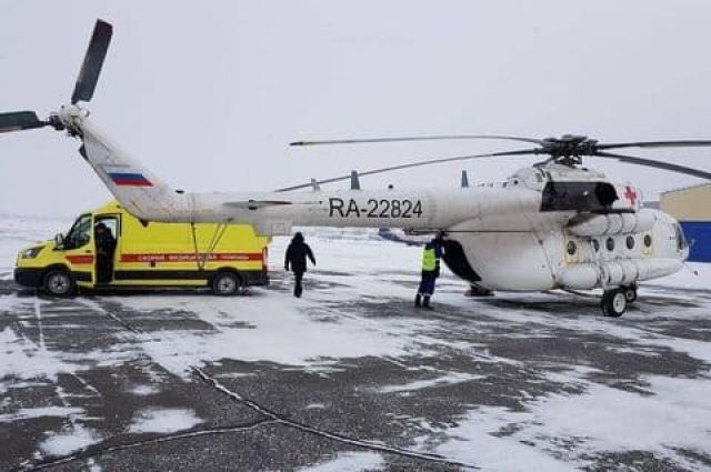 Вертолет санавиации доставил ребенка из Гая в больницу Оренбурга