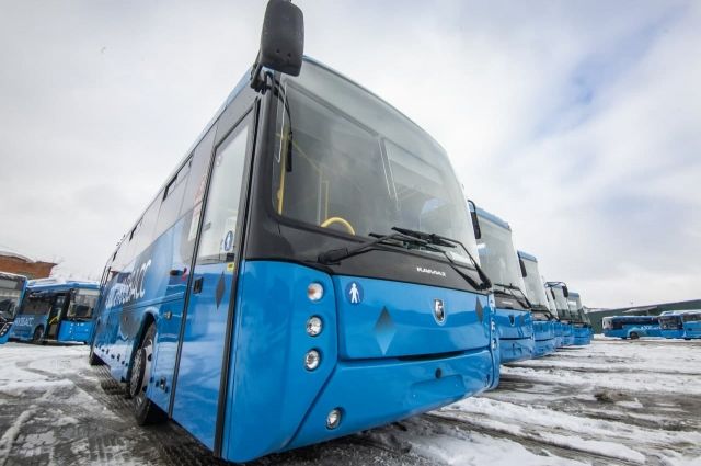 В Кузбасс поступила очередная партия из 11 новых автобусов