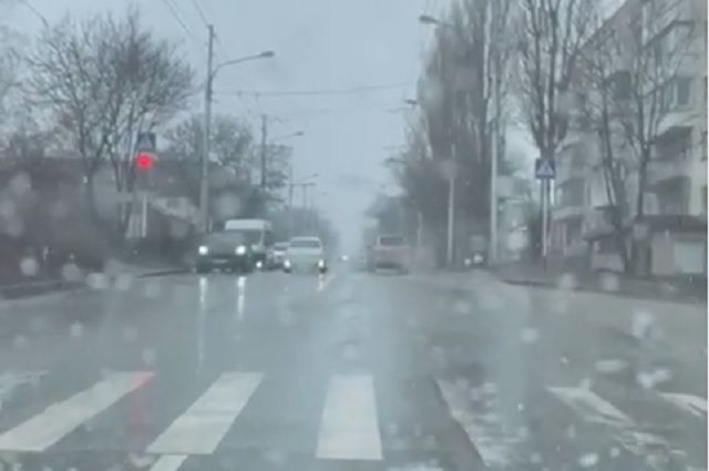 Пятигорский глава Дмитрий Ворошилов попал под снег в Ставрополе и удивился