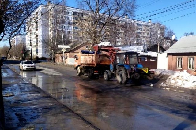 В выходные с улиц Рязани вывезли 3 тыс. кубометров снега