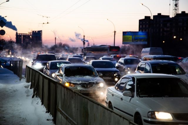 Автомобильные пробки в новосибирске