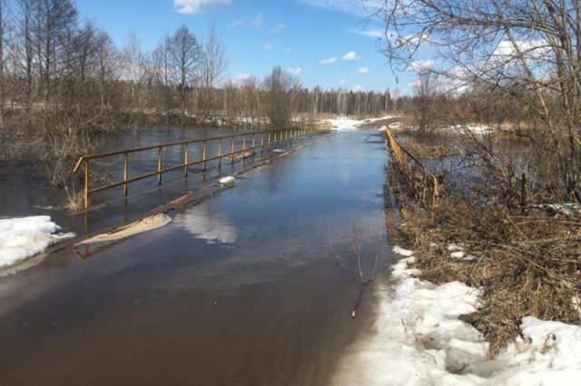 Еще два автомобильных моста затопило паводком в Нижегородской области
