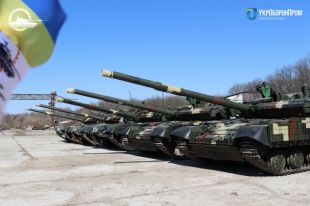 Украинская армия получила пять модернизированных танков