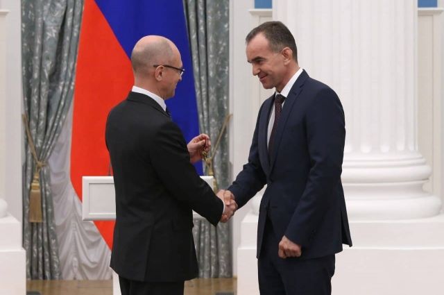 Вениамин Кондратьев получил орден «За заслуги перед Отечеством»