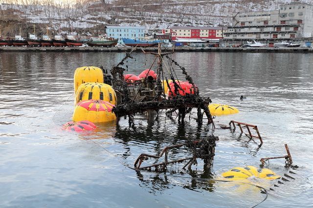 Подъём затонувших судов освободит места на причалах Петропавловска