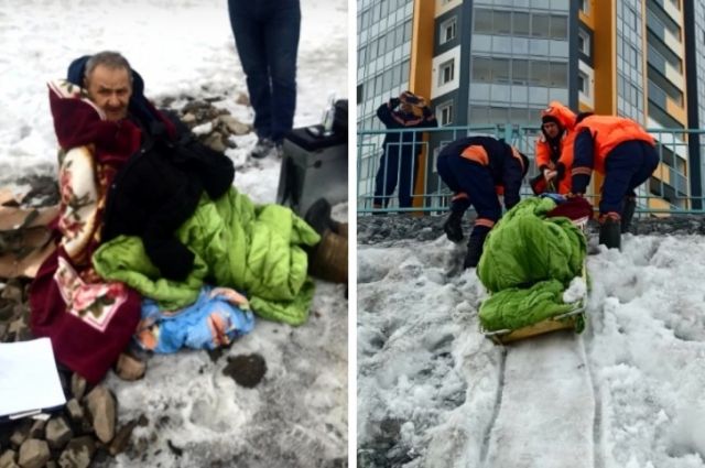 Рыбак провалился под лед в Яринском затоне в Новосибирске