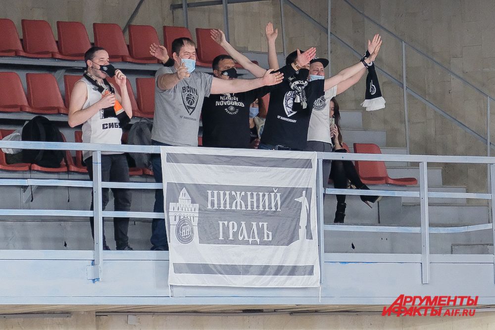 Баскетбольный матч «Парма» - «Нижний Новгород» в Перми.