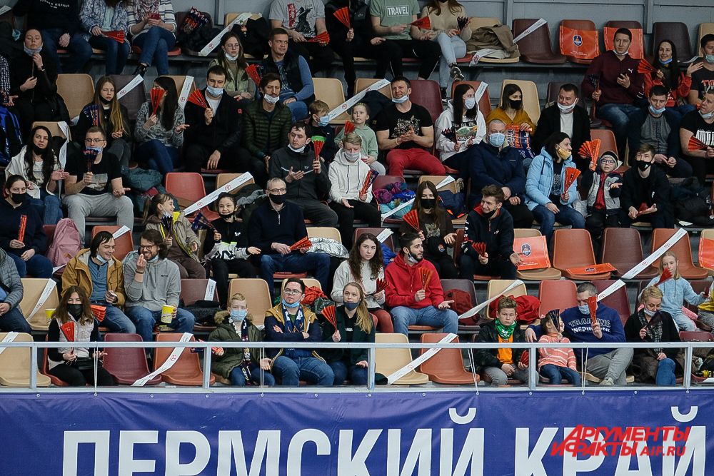 Баскетбольный матч «Парма» - «Нижний Новгород» в Перми.