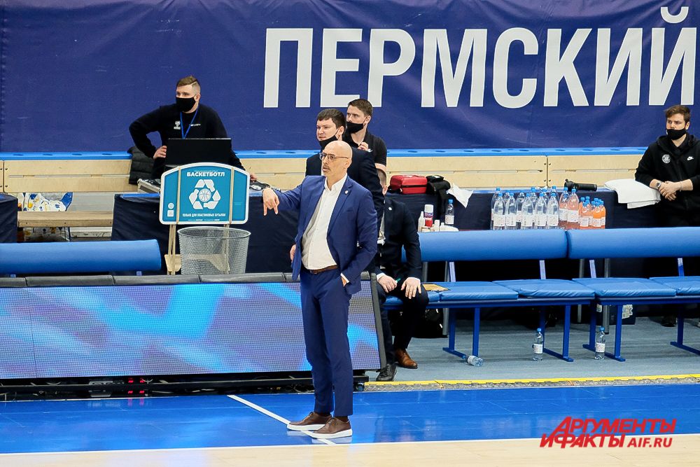 Баскетбольный матч «Парма» - «Нижний Новгород» в Перми.