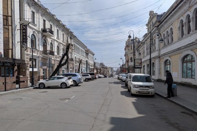 «Город опустел»: режим самоизоляции в столице Приморья год назад (ФОТО)