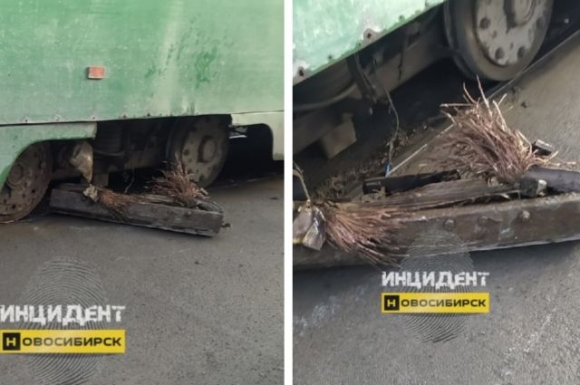 У трамвая в Новосибирске на ходу отвалились тормоза