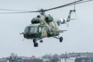 ВСУ получили модернизированный вертолет Ми-8МТ.