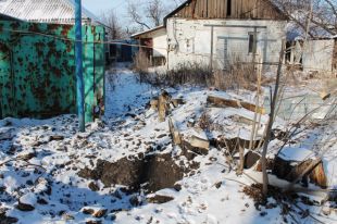 Донецк, село Спартак, улица Чапаева. Здесь живут люди, а не мишени для украинской армии.