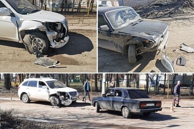 В Самаре 65-летний водитель ВАЗ-2107 протаранил припаркованный Lifan