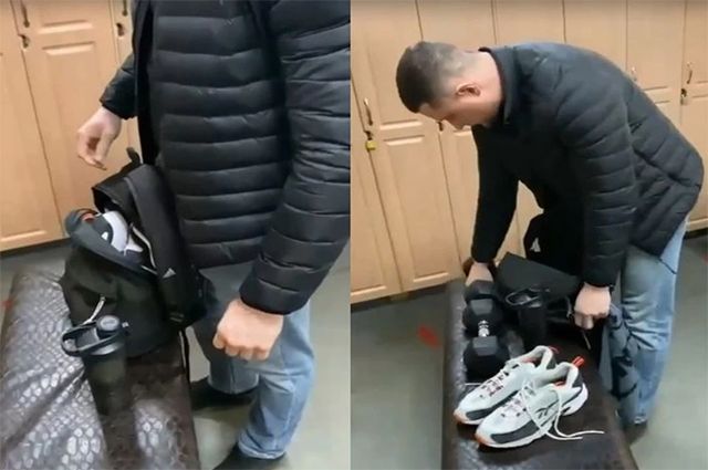 В Новосибирске мужчина хотел украсть гантели из спортзала в рюкзаке