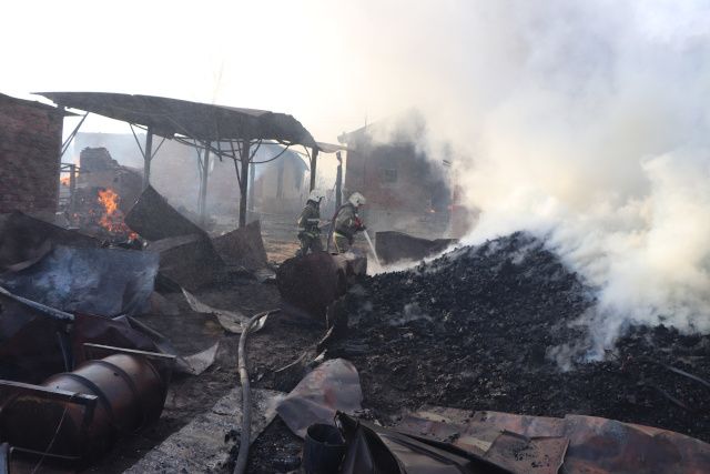 В селе Троицкая Вихляйка Тамбовской области сгорело 21 строение