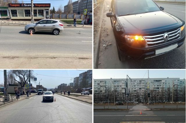 В Самаре и Тольятти водители сбили пешеходов на пешеходных переходах