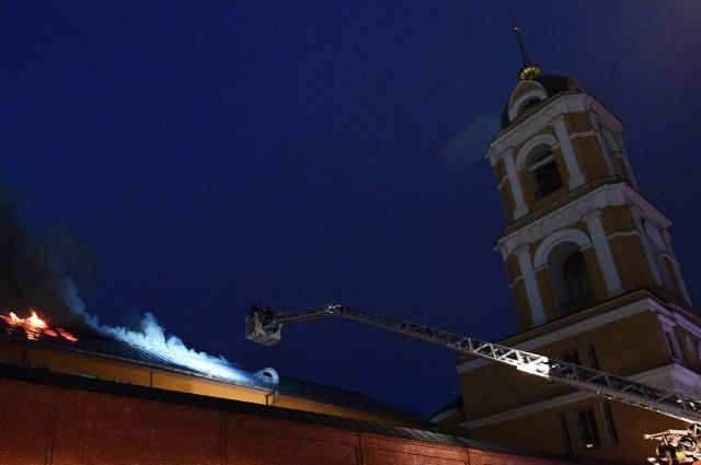В Петропавловском женском монастыре в Казахстане произошел пожар