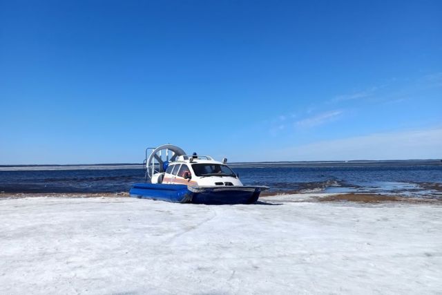 В Нижегородской области спасены рыбаки с отколовшейся на Волге льдины