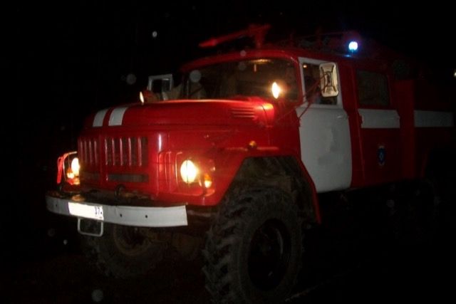 В Ульяновской области при пожаре в жилом вагончике погиб мужчина
