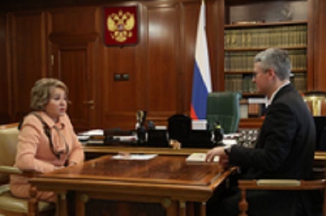 Губернатор Камчатки встретился в Москве с Валентиной Матвиенко