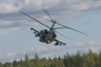 Российский ударный вертолёт Ка-50, он же «Оборотень».