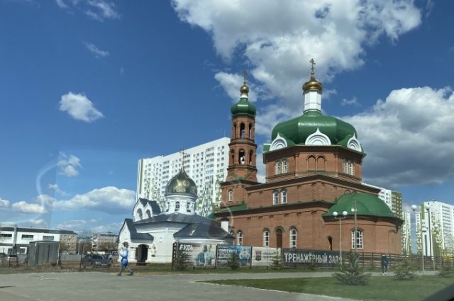 В Оренбурге на Малой Земле открылся храм реподобного Пимена Угрешского.