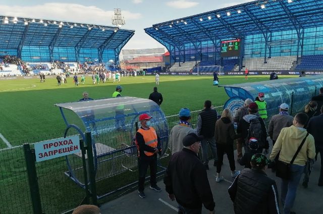 «Оренбург» разгромил «Томь» на домашнем поле со счетом 2:0