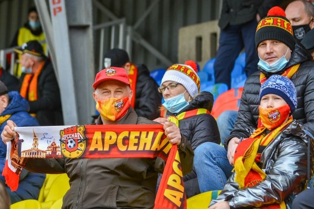 3 мая тульский «Арсенал» примет дома московский «Спартак»