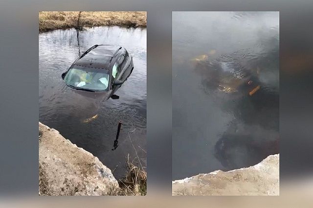 Во Владимирской области двое очевидцев спасли женщину из утонувшей машины