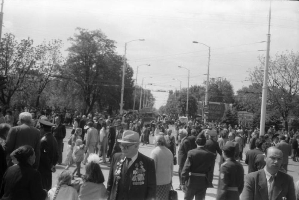 Площадь памяти героев, 1989 год.