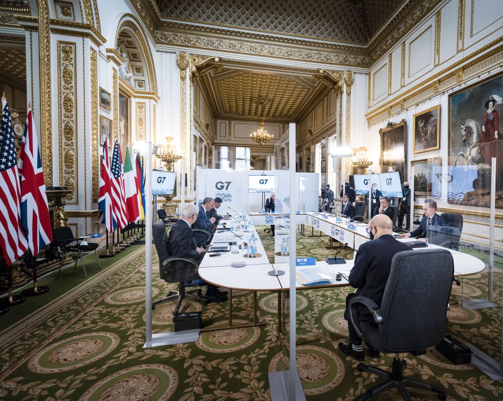 Пленарное заседание глав МИД стран G7