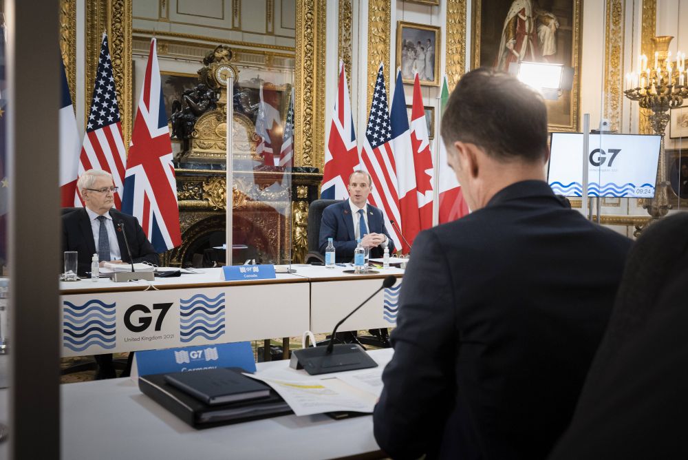 Пленарное заседание глав МИД стран G7