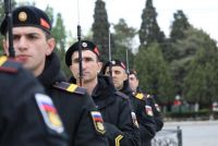 Репетиция военного парада в Каспийске. Фото:
